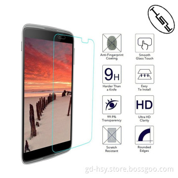 HUYSHE For Alcatel idol 3 5.5inch best 9h 0.3mm thickness tempered glass screen protector